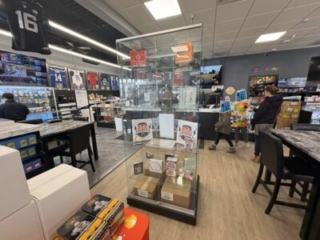 Showcase in the Center of the Shop