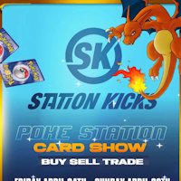 Station Kicks Poke Station Card Show