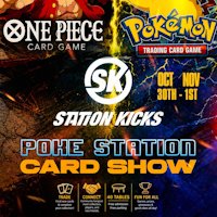 Station Kicks Poke Station Card Show